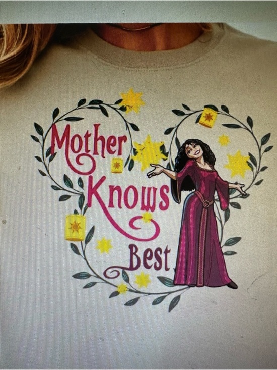 Comfort Colors Tops - Mother Knows Best Khaki Comfort Colors Graphic Tshirt Small-XL